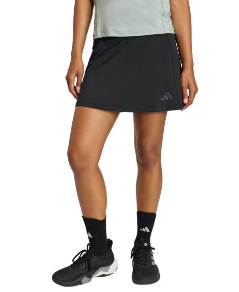 Женские юбки adidas Optime Workout Skirts, цвет: Чёрный / Карбоновый