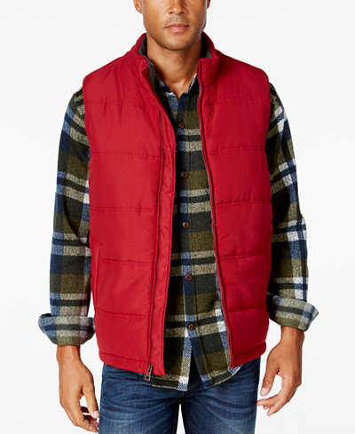 Weatherproof Vintage Men's Big and Tall Puffer Vest, Classic Fit