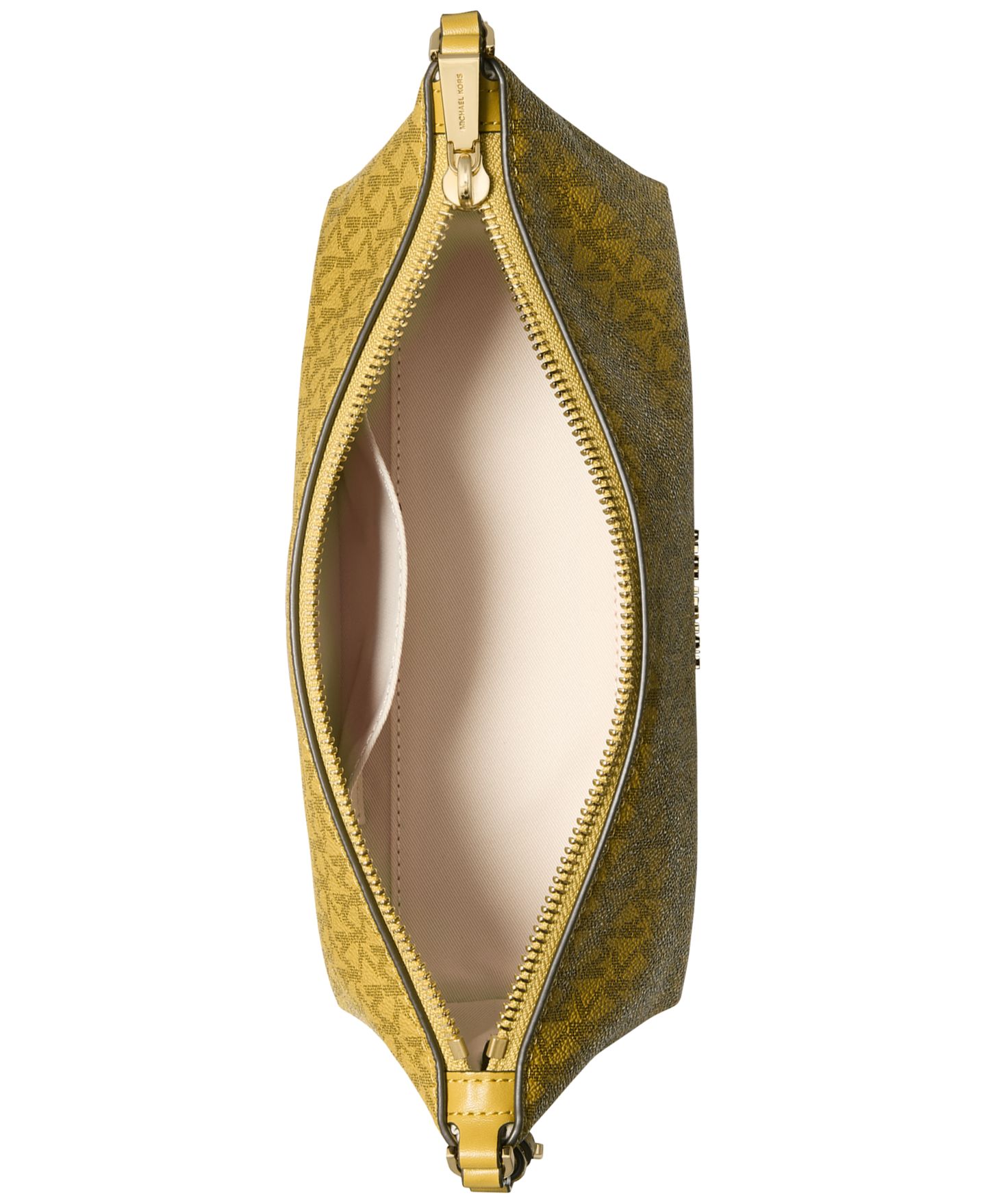 Женская сумка Michael Kors Laila Small East West Pouchette Handbag, цвет: Шартрез — фото 4