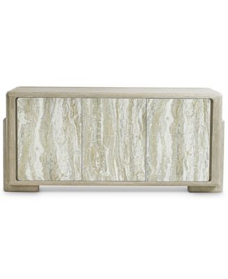 Arcadia 34" Wood 3-Door Stone Buffet