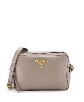 Double Zip Camera Bag Vitello Daino