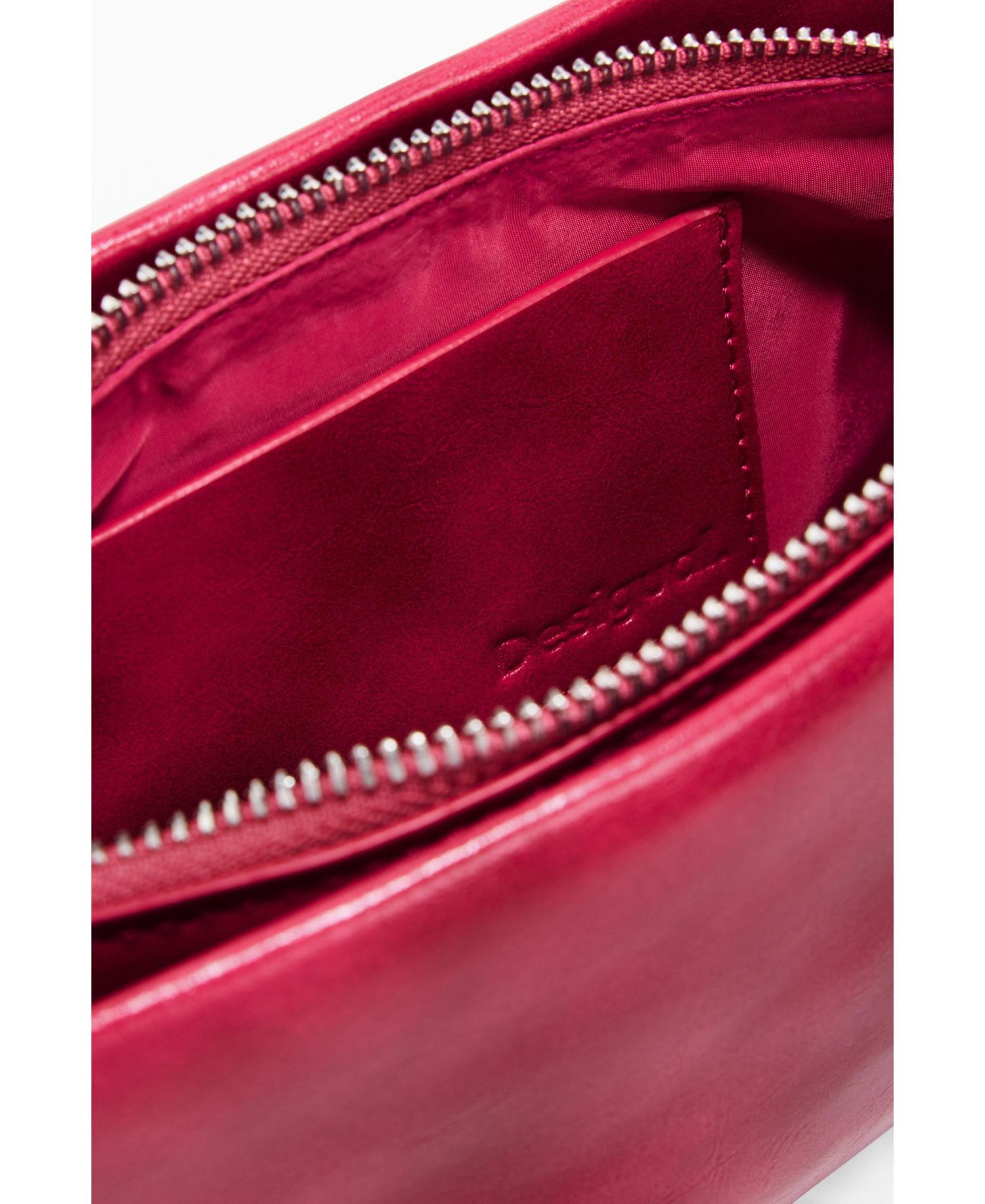 Women's Medium Faux Leather Charm Bag