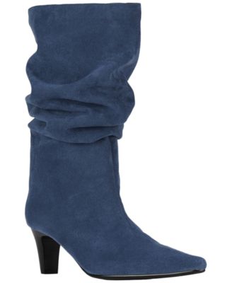 Women's Trixxie Kitten Heel Stovepipe Knee High Boots