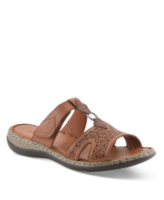 Women's Virelle Slide with Breathable Leather Upper