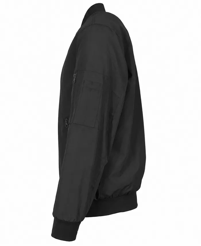 Men's Lightweight Zip-Up Bomber Jacket - thumbnail 2