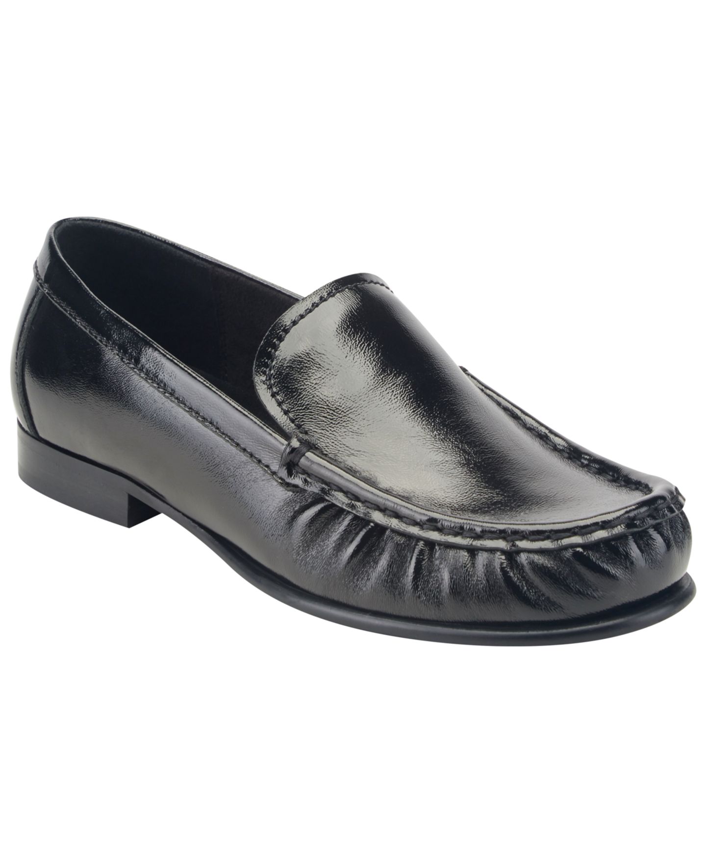 Женские туфли Marc Fisher LTD Mazle Flat Slip-On, цвет: Чёрный кожаный — фото 1