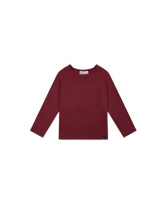 Toddler Girls 2T- 5T Brushed Rib Crew Neck Top