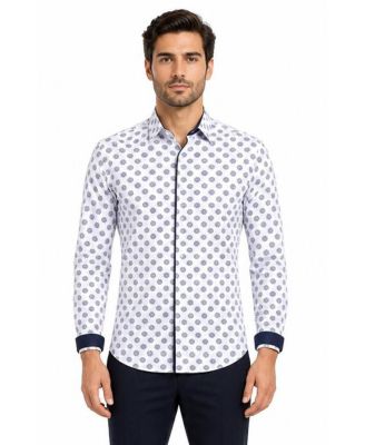 Men's Slim Fit Stylish Button-Down Shirt