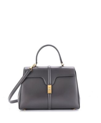 Medium 16 Top Handle Bag Smooth Calfskin