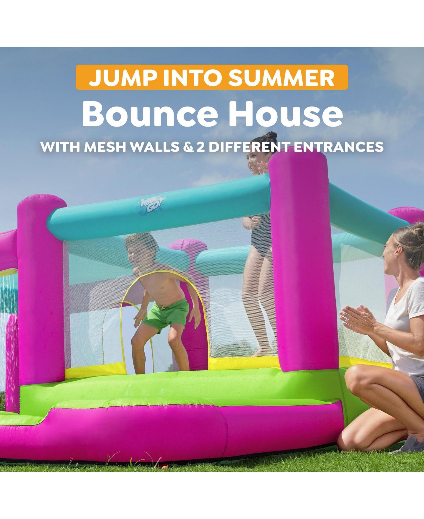 Детская игрушка Bestway H2OGO! Bouncin' Bay Inflatable Mega Water Park, 12' L x 11'2" W x 5' H, от 3 лет, цвет: Assorted Pre-Pack — фото 10