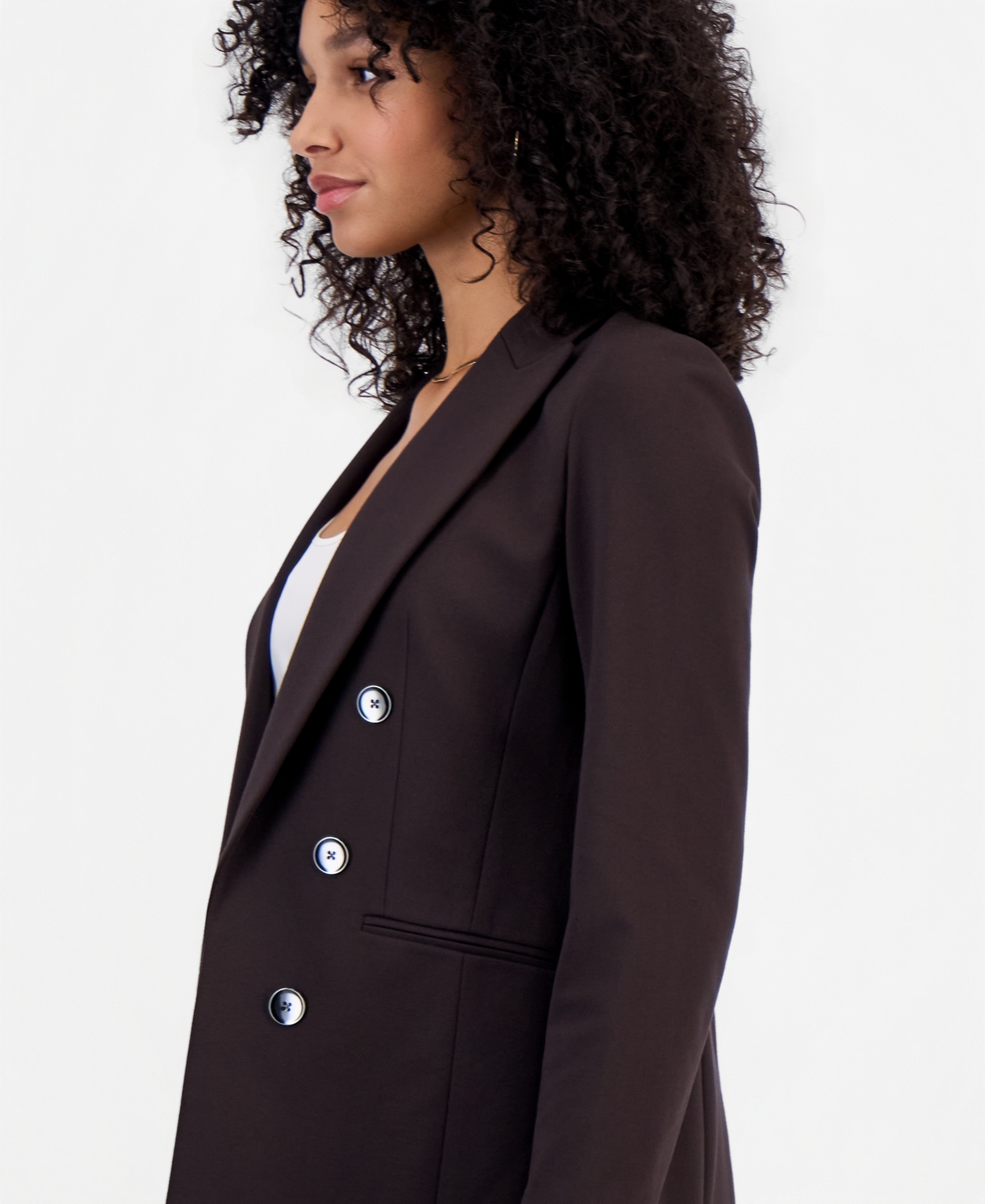 Bar Iii Women's Double-Breasted Blazer, Macy's Exclusive