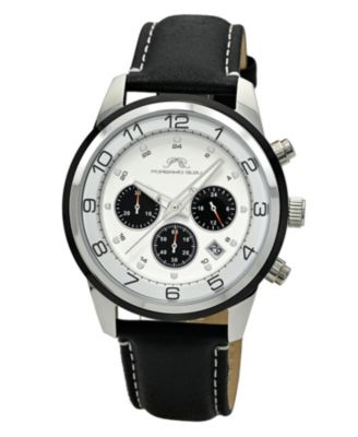 Men's Arthur Genuine Leather Band Watch 1093AARL