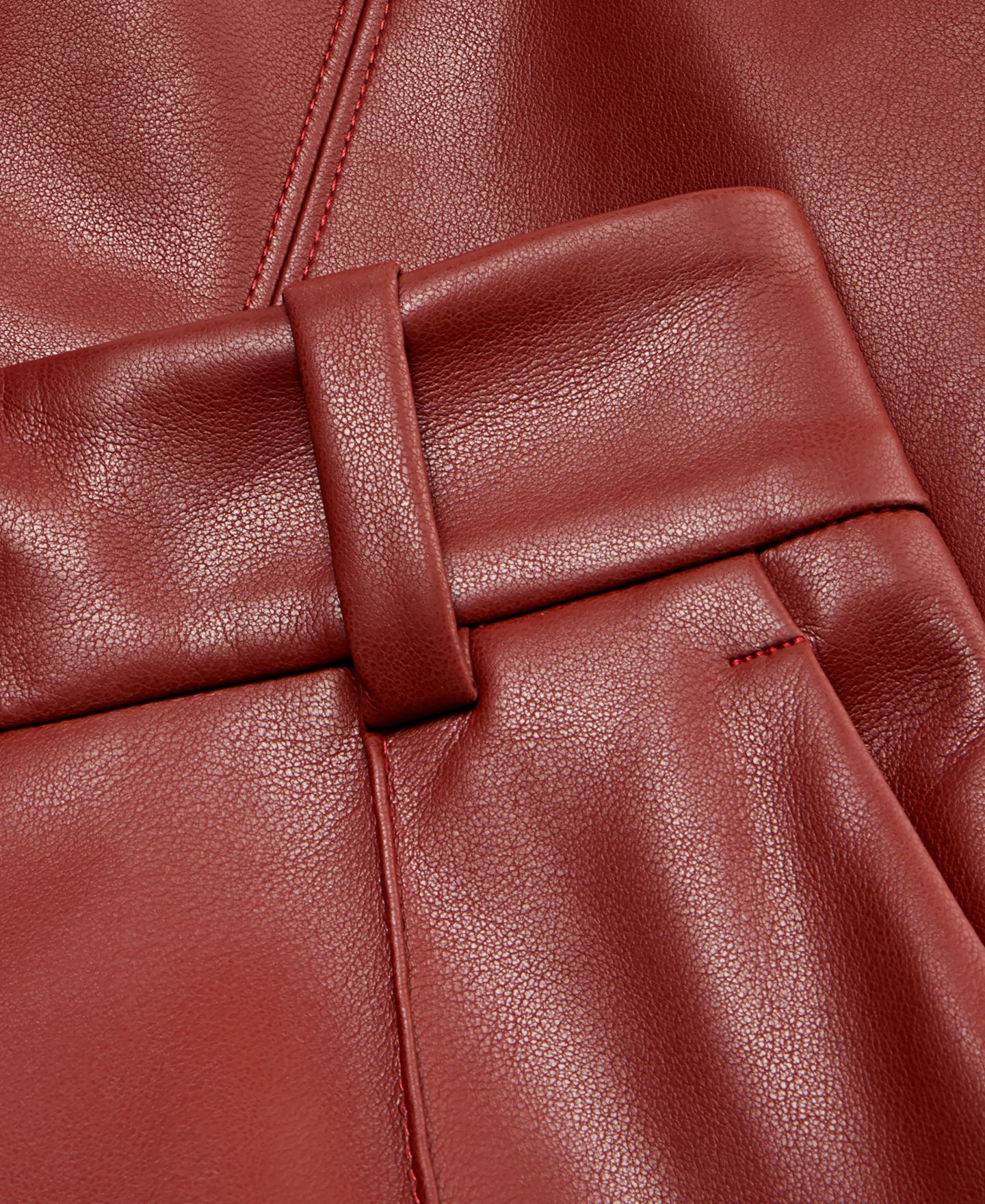 Женские брюки I.N.C. International Concepts Faux Leather High-Rise Bootcut, цвет: Вишнёвый красное дерево — фото 5