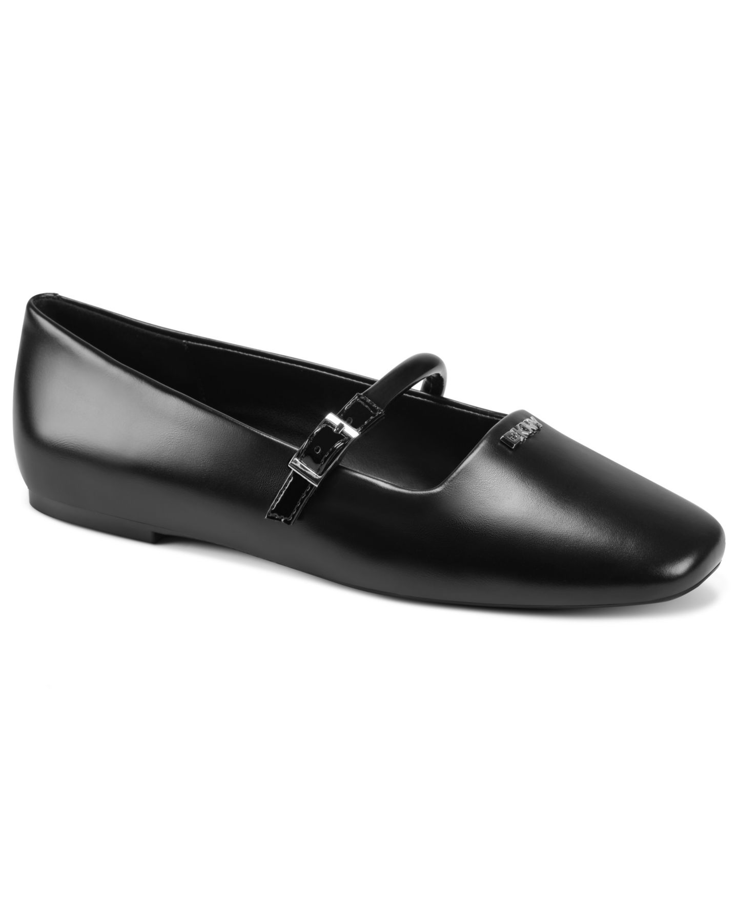 Женские балетки DKNY Danita Mary Jane Ballet Flats, цвет: Чёрный — фото 1