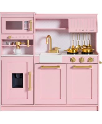 Pretend Play Kitchen with Espresso Machine