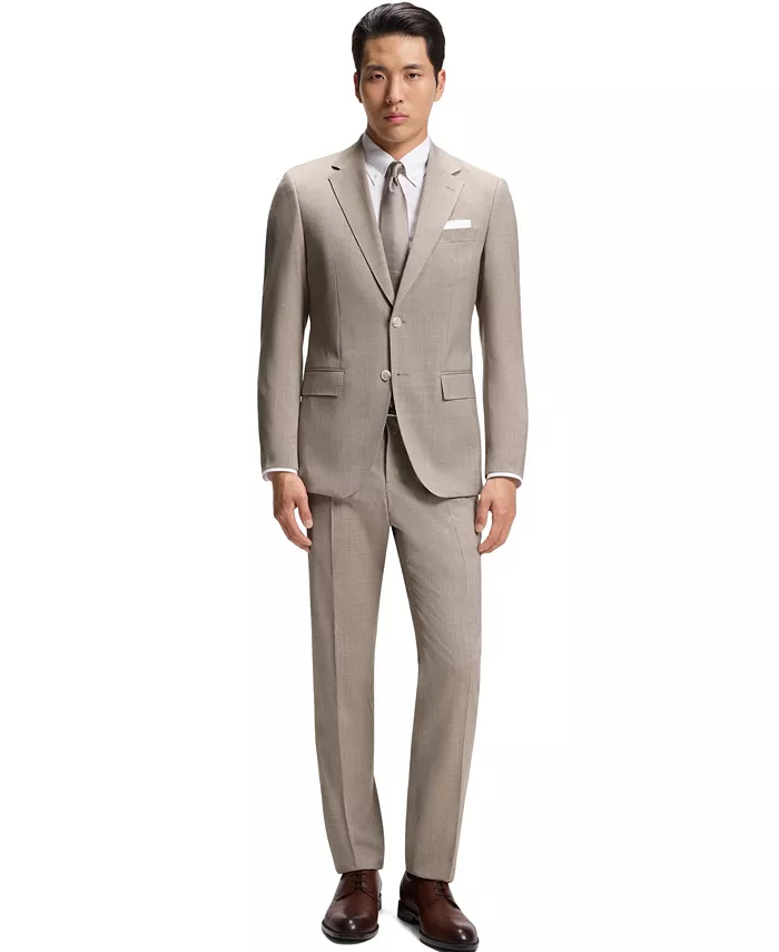 Men's Virgin Wool Two-Piece Slim-Fit Suit
