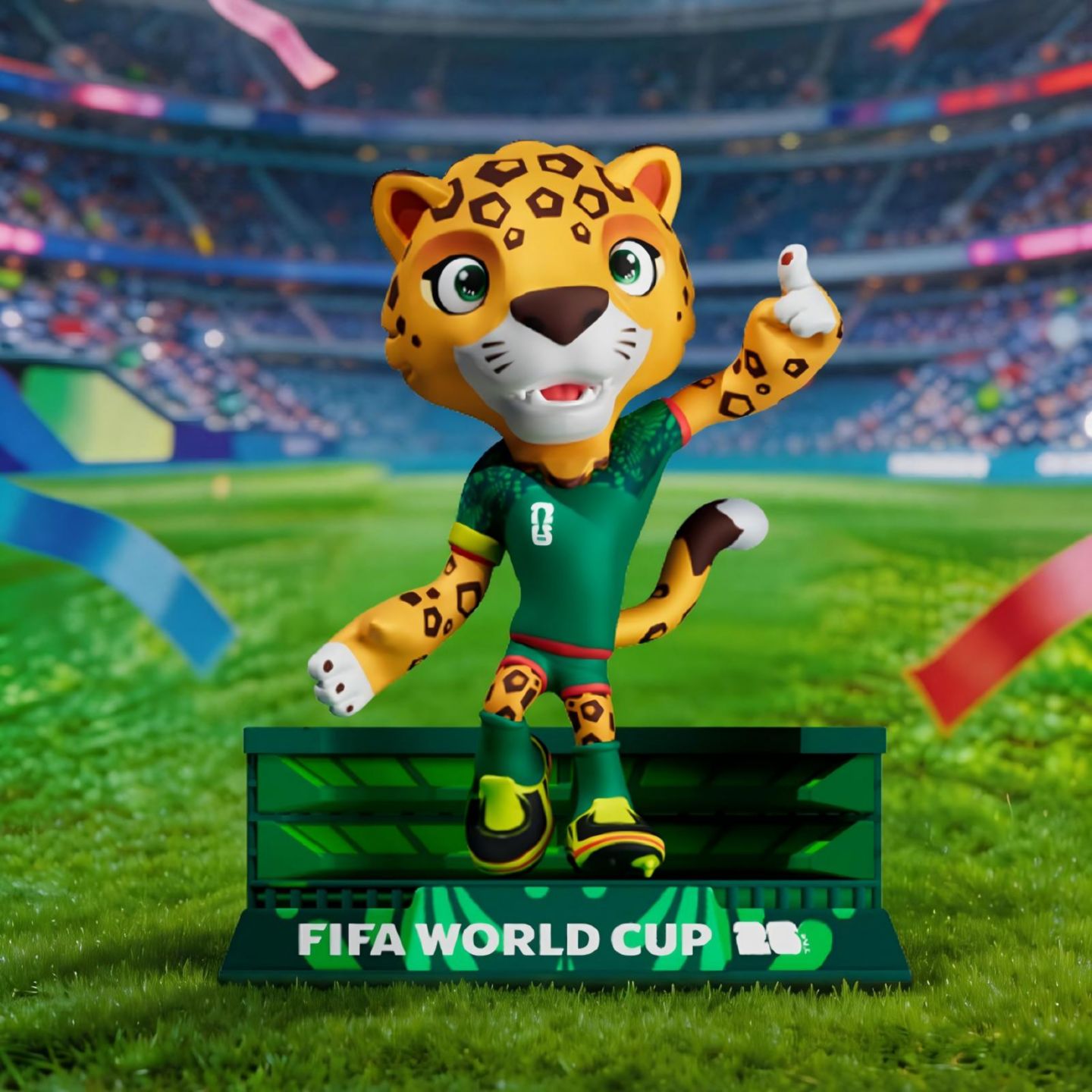 Детские фигурки FIFA 2026 World Cup Official Licensed Mascot Toy Set of 3 6CM Figurines Maple Zayu Clutch FIFA 26 Mascot For Teen Adult Collector — фото 5