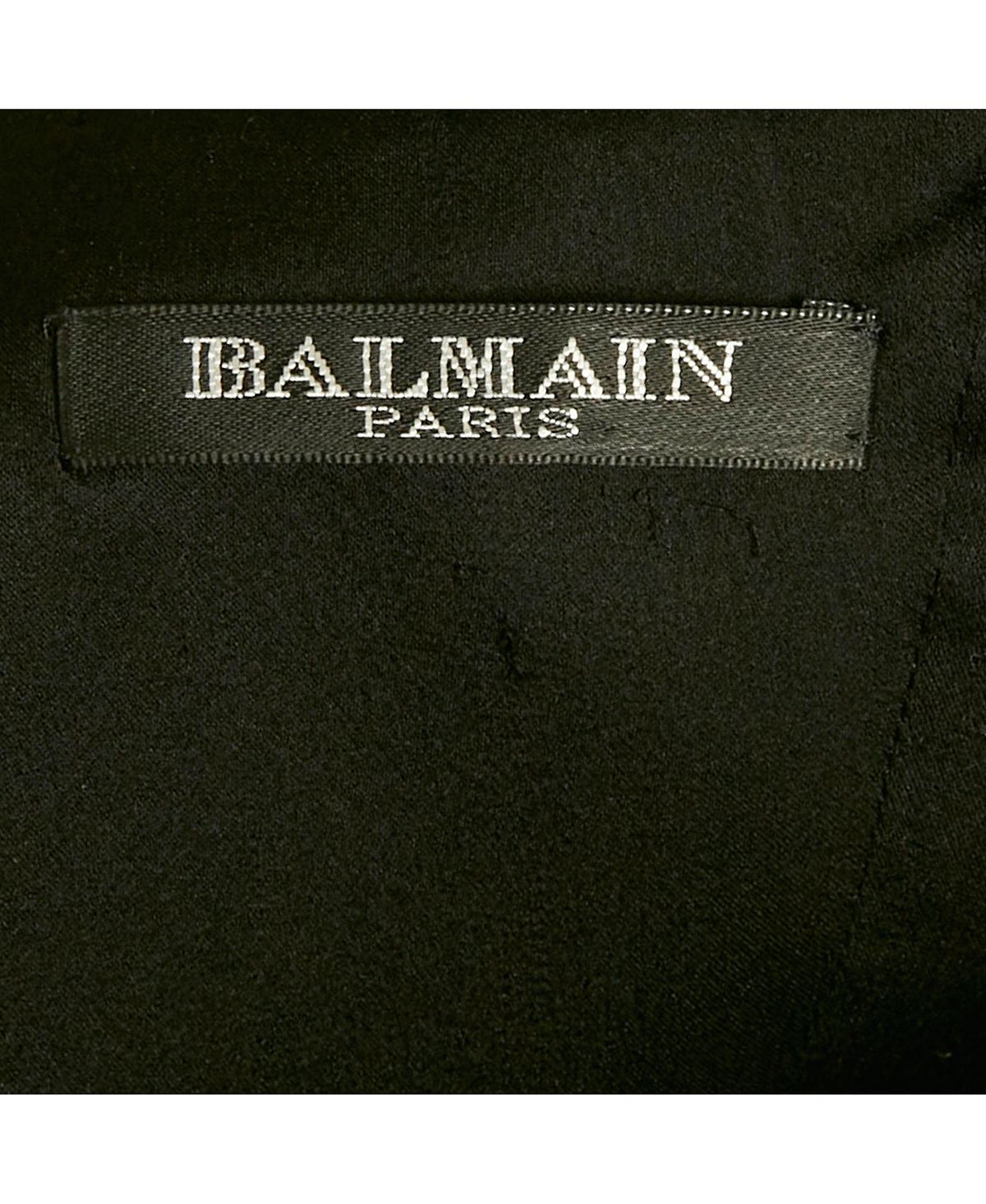 Pre-Owned Balmain Women's Velvet Strapless Mini Dress view 4 — MAYCSS fashion products