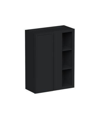 36" Hight Standard Corner Wall Cabinets, Ready to Assemble Kitchen Cabinet with Solid Wood Frame, Soft-Close Slides and Hinge