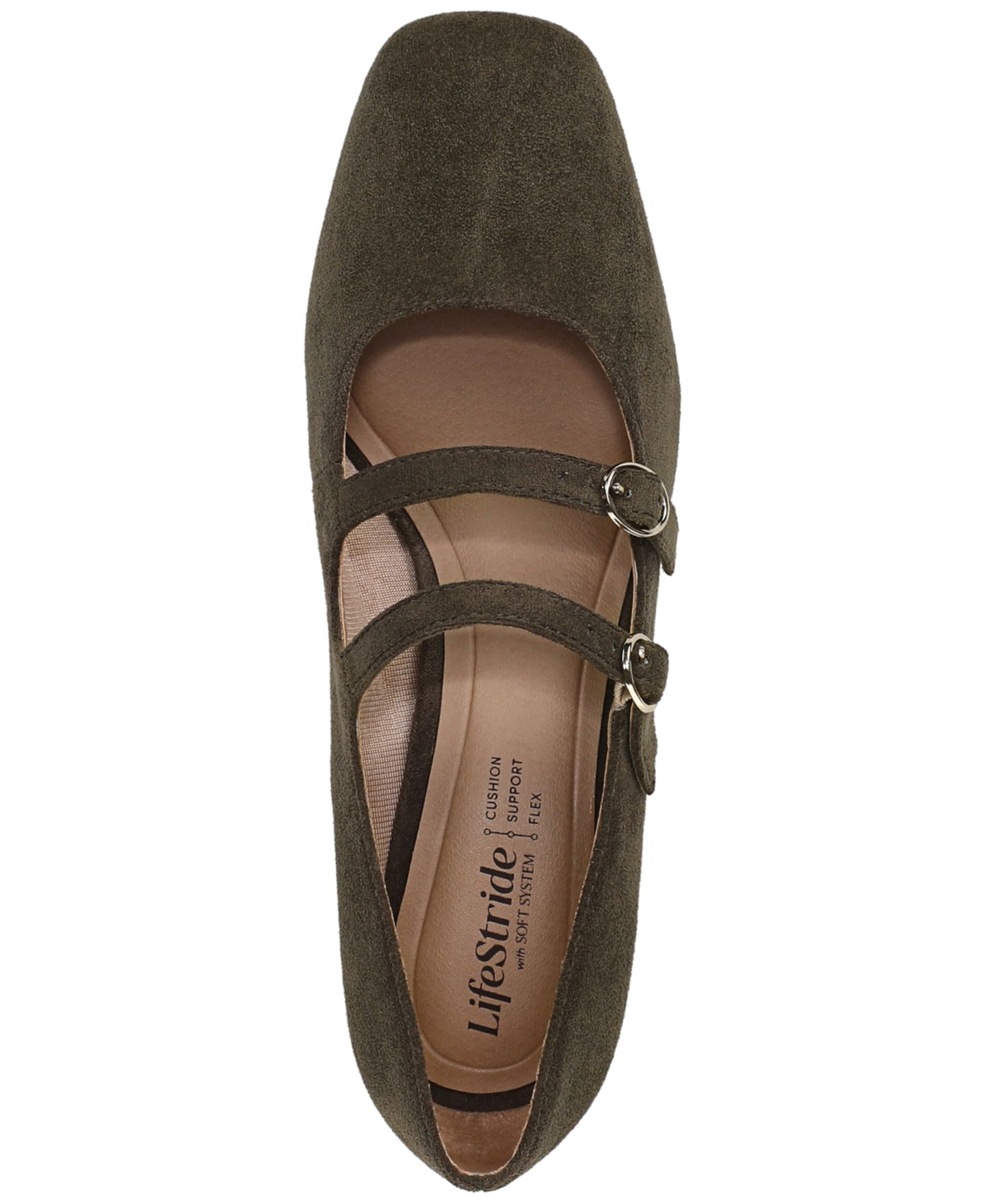 Женские туфли LifeStride Claudette Mary Jane Pumps, цвет: Армейский зелёный — фото 4