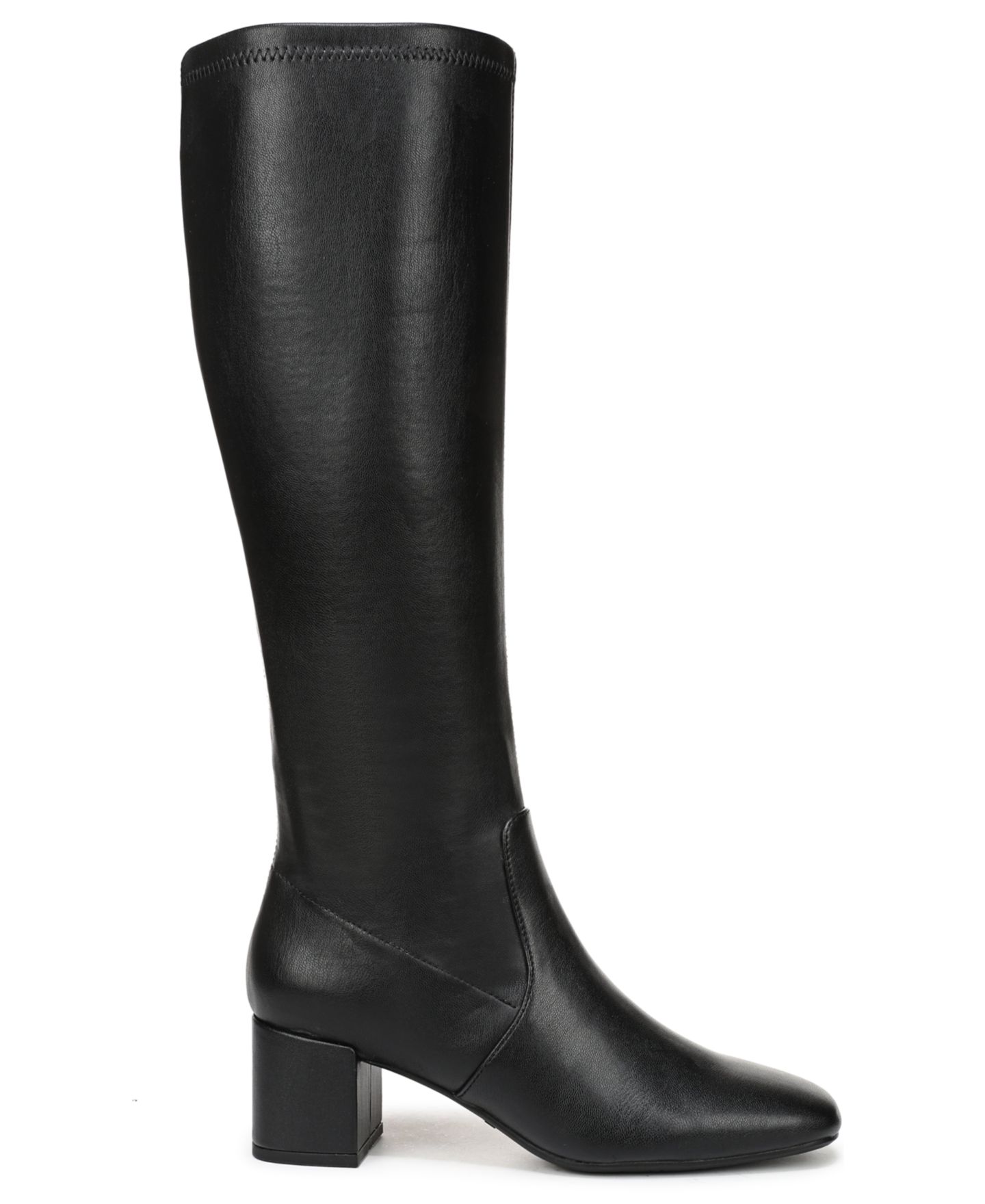 Женские ботинки LifeStride Cohen Wide Calf Zipper Tall, цвет: Чёрная искусственная кожа — фото 2