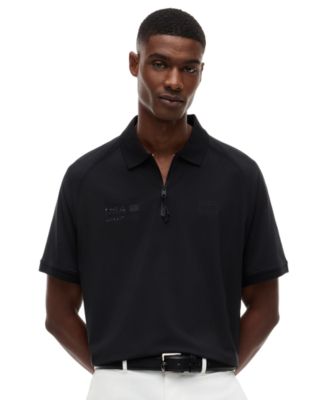 x U.S. SailGP Men's Stealth Performance Collared Polo Shirt