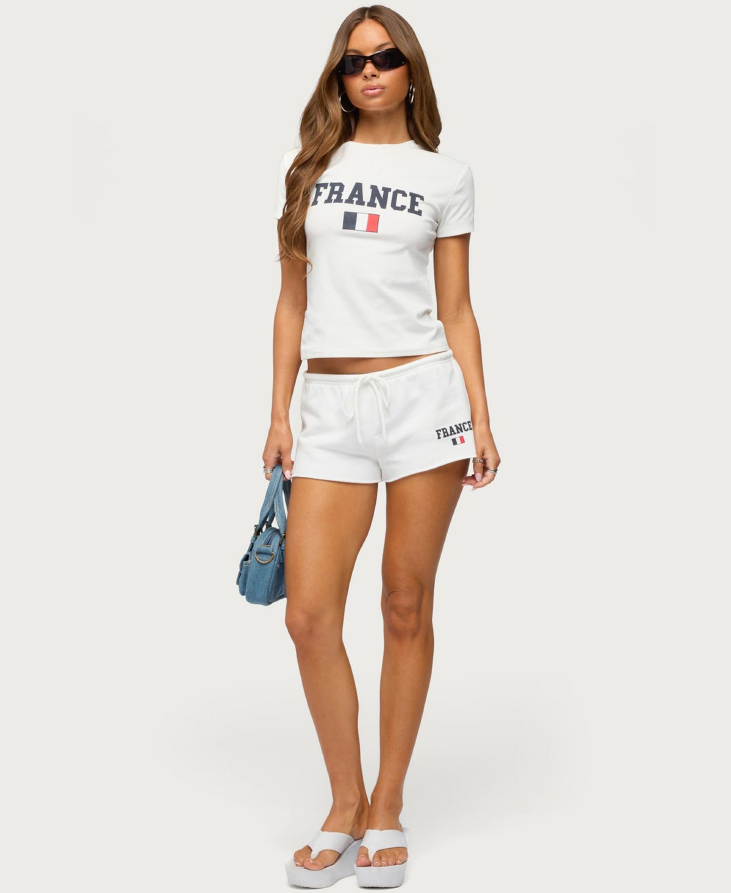 Women's France Low Rise Micro Shorts
