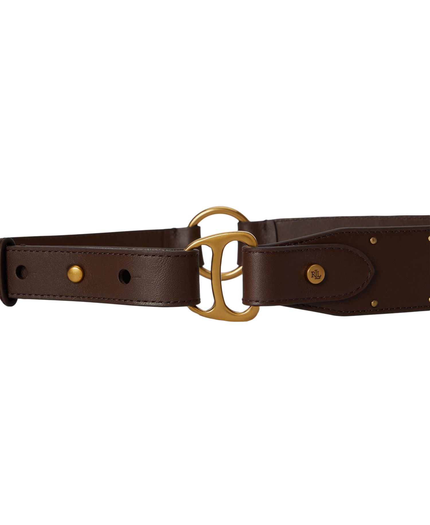 Studded D-Ring Wide Belt
