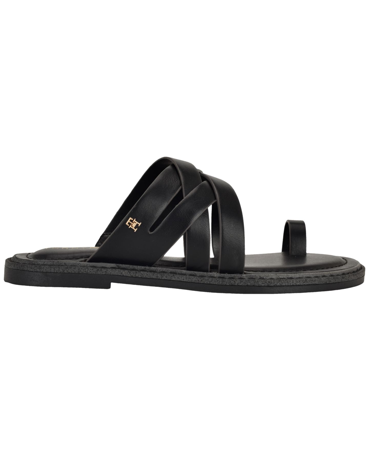 Женские сандалии Tommy Hilfiger Benett Strappy Toe Ring, цвет: Чёрный — фото 2