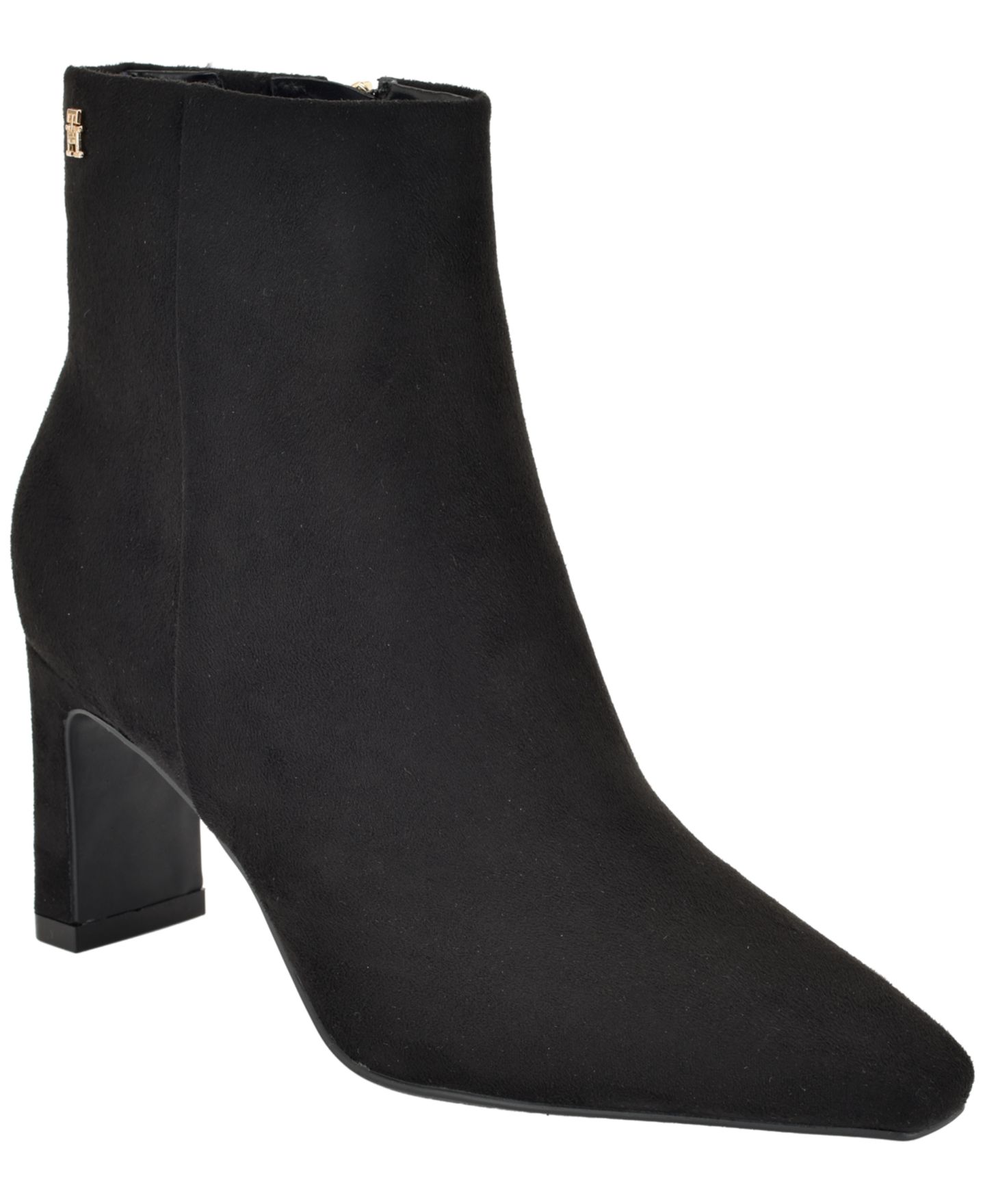 Женские ботинки Tommy Hilfiger Eddey Mid Height Block Heel Dress Booties, цвет: Чёрный — фото 1