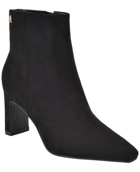Женские ботинки Tommy Hilfiger Eddey Mid Height Block Heel Dress Booties, цвет: Чёрный