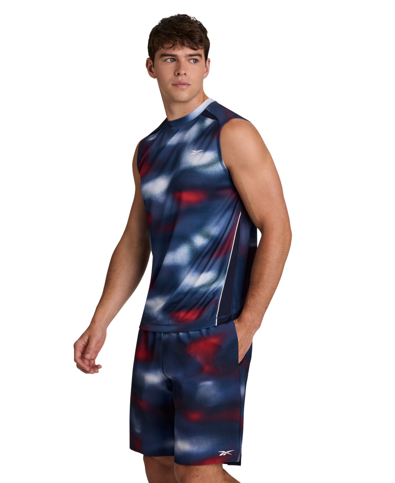 Men's Ombre Logo Crewneck Tank Top