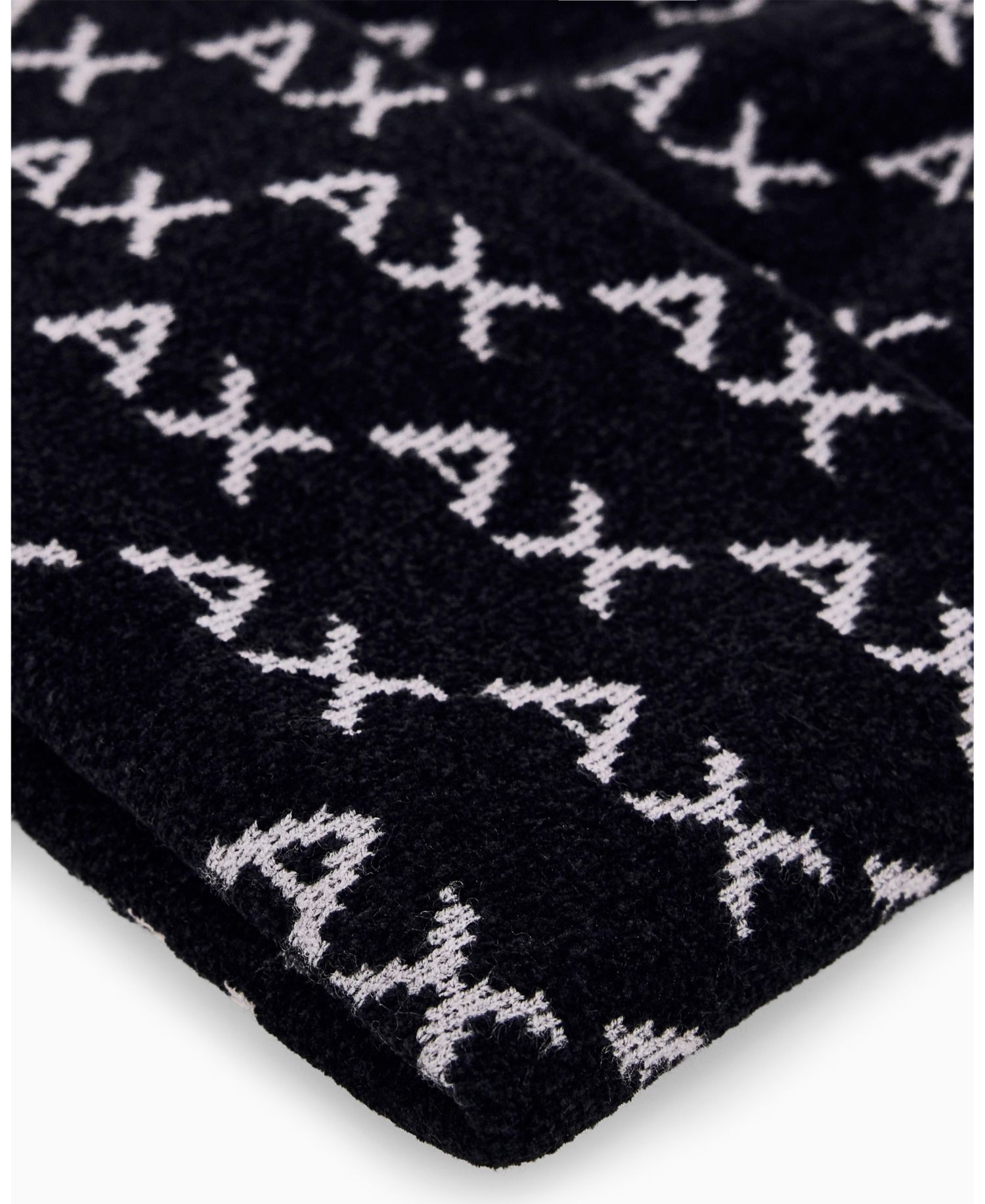 Men's Viscose All Over Logo Beanie Hat