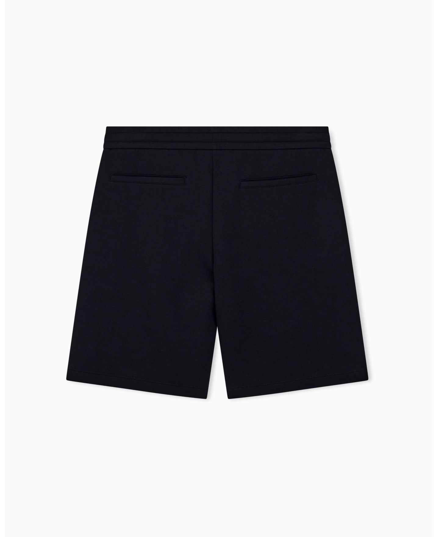 Мужские шорты A|X Armani Exchange Black And Gold Bonded Cotton Short, цвет: Чёрный — фото 4