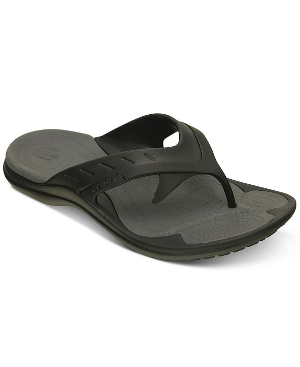 mens crocs modi flip flops