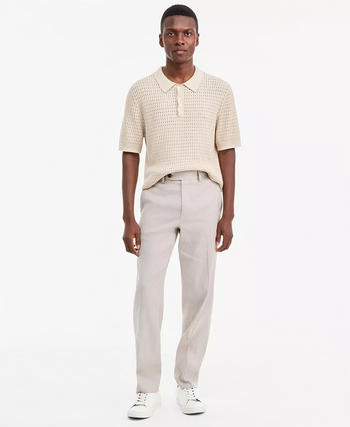 Men's Tech Linen-Blend Pants, Macy's Exclusive - thumbnail 8