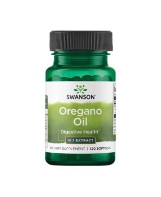 Oregano Oil 10:1 Extract, Digestive and Respiratory Support, Gastrointestinal and Urinary Tract Health, 150 Milligram, 120 Softgels