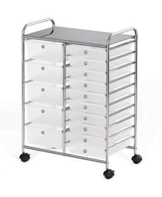 Utility Cart Rolling Storage Craft Organizer Drawers