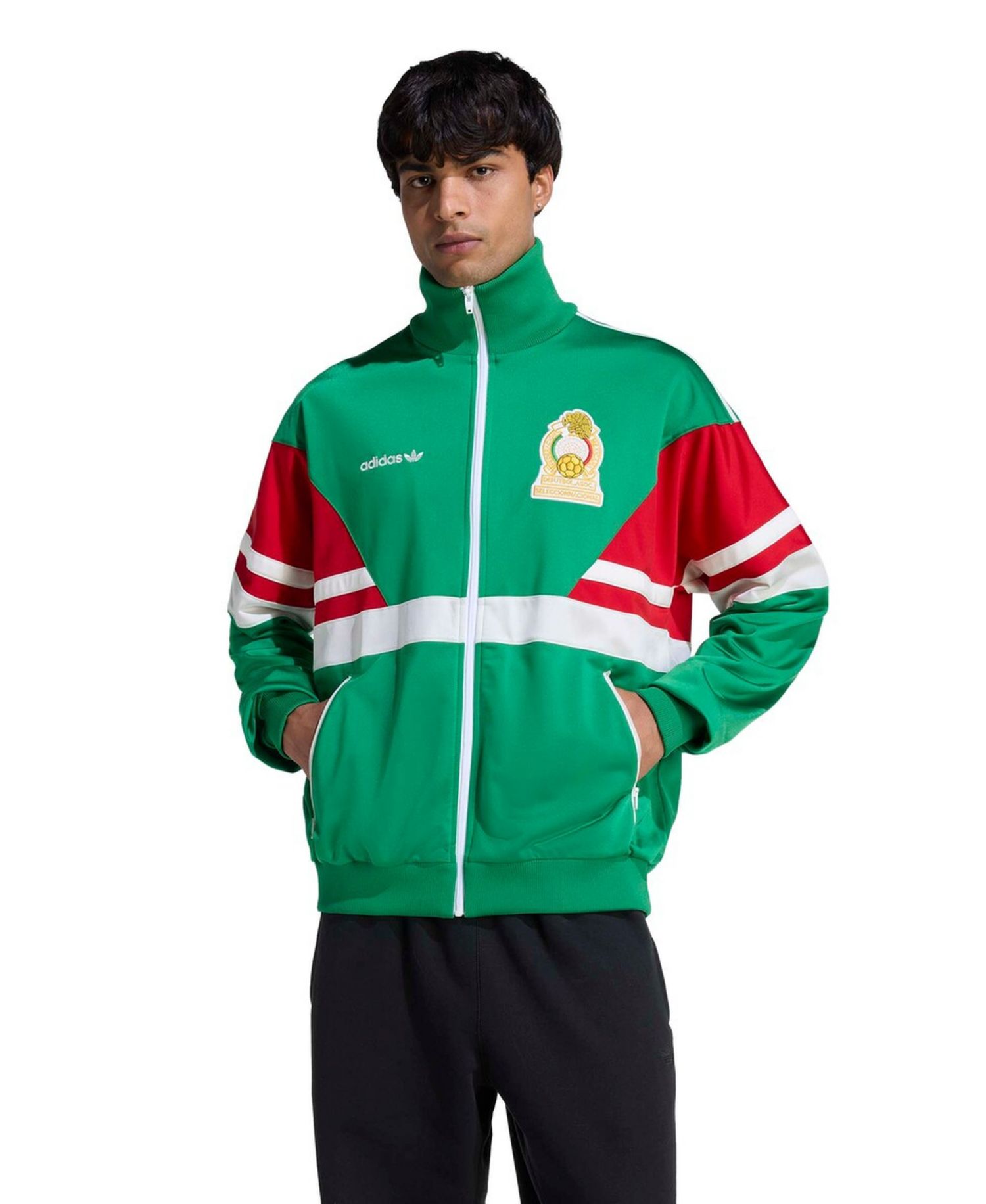 Men's Green Mexico National Team 1986 Bringback Full-Zip Track Jacket