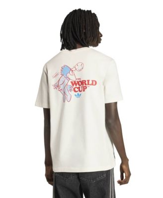  1998 FIFAワールドカップ シャツ 10 Adidas Men's White 1998 FIFA World Cup Footix Mascot T-Shirt - Macy's