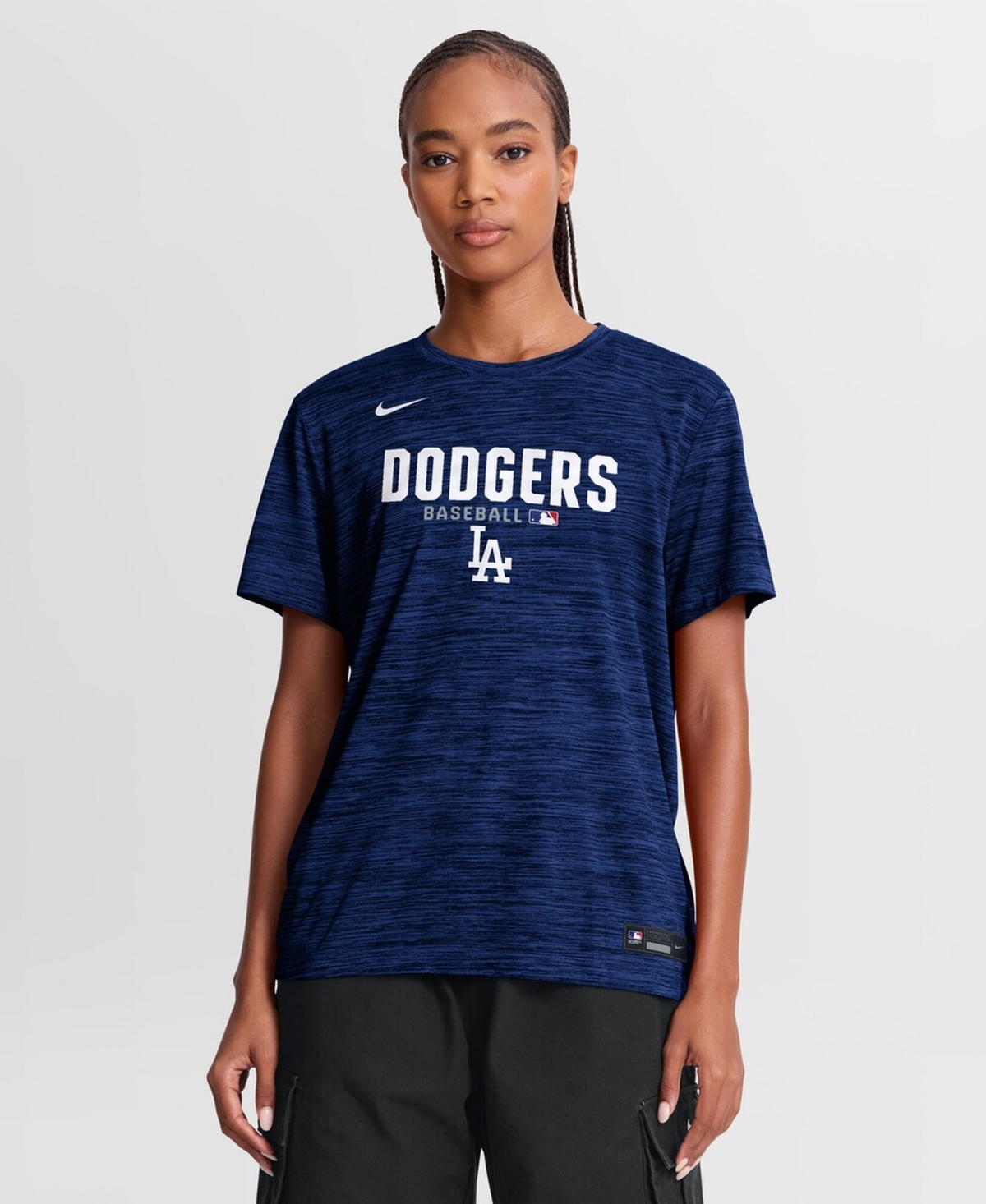 Nike Women's Royal Los Angeles Dodgers Authentic Collection Velocity Dri-fit T-Shirt