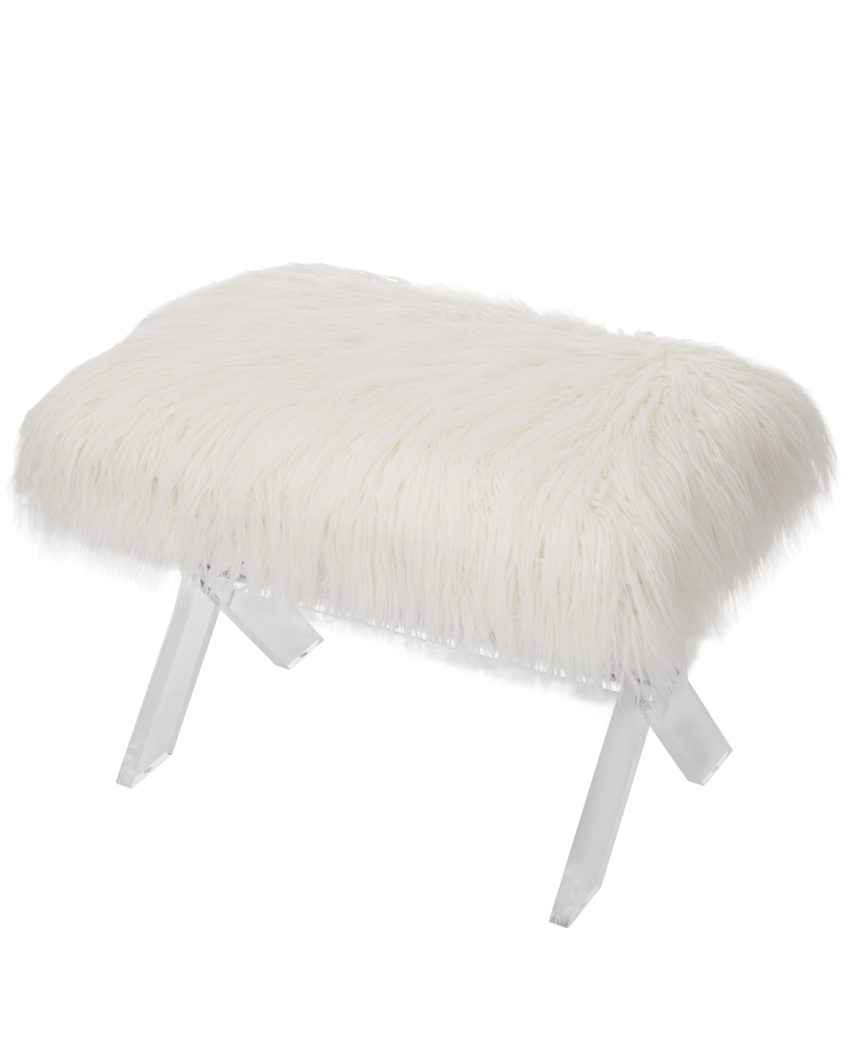 Glitzhome 18.5" Acrylic Blending Style Bench