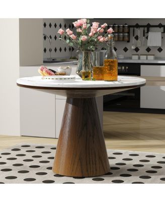 Retro Round Minimalist Dining Table