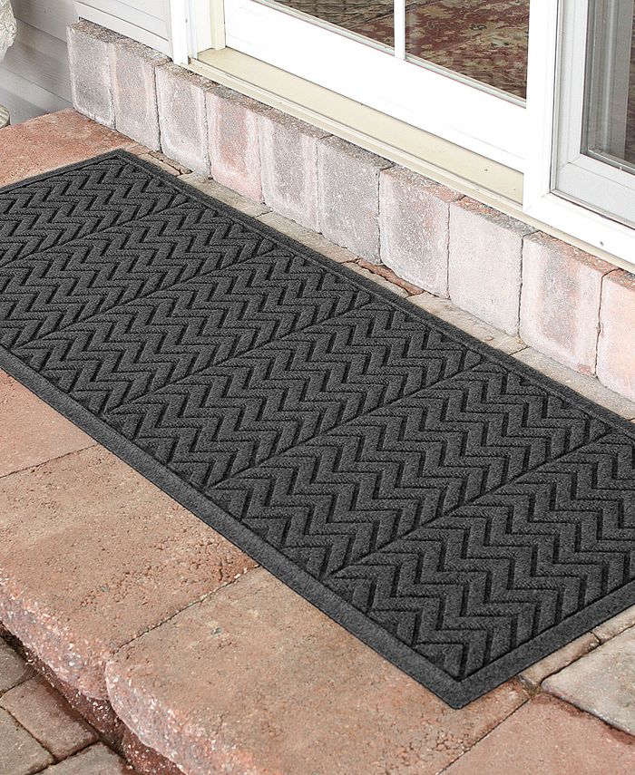 Bungalow Flooring - Water Guard Chevron Orange 22"x60" Doormat