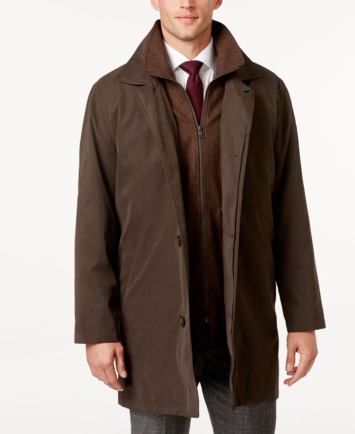 Lauren Ralph Lauren Edgar Classic Fit Raincoat with Removable Lining &  Reviews - Coats & Jackets - Men - Macy's
