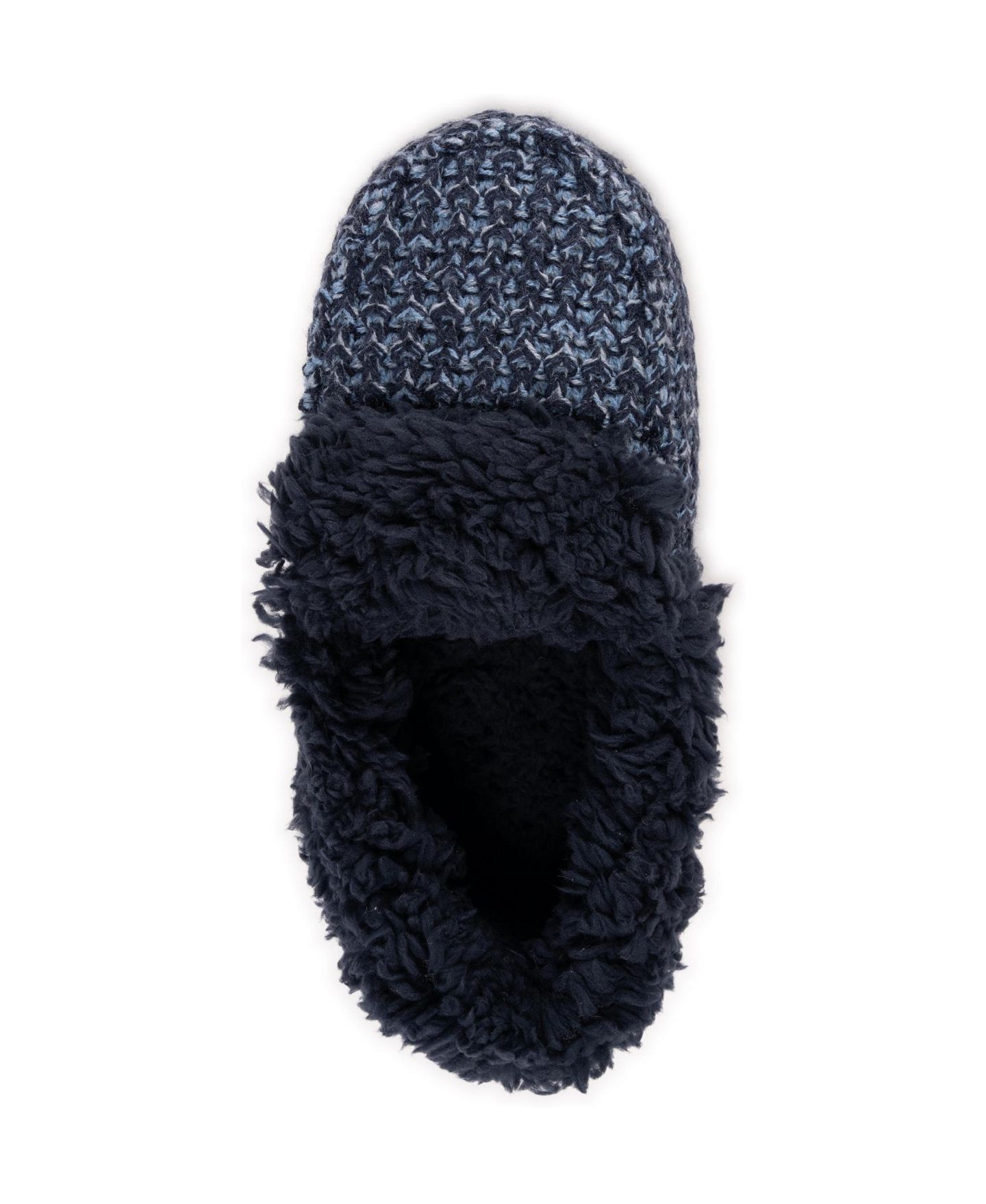 Женские тапочки MUK LUKS Anais Moccasin Slippers, цвет: Тёмный синий — фото 3