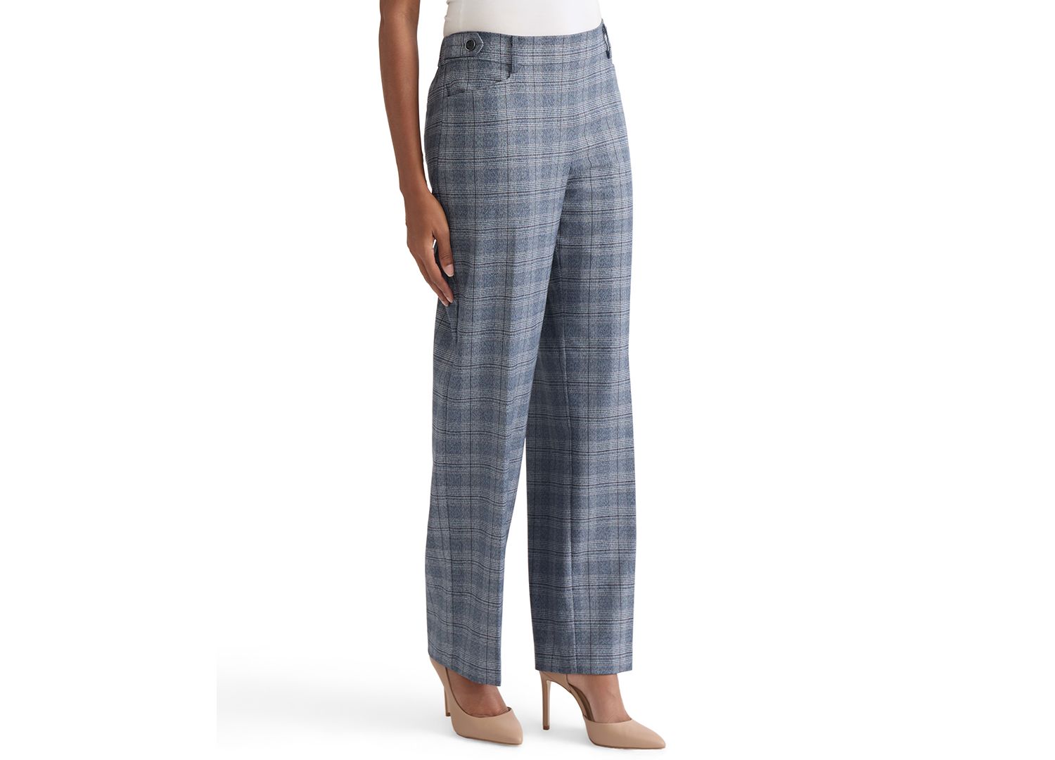 Women's Button-Tab Pull-On Trousers
