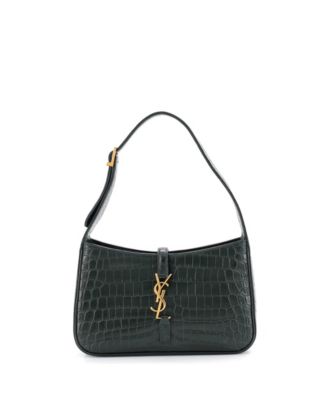 Small Le 5 a 7 Hobo Embossed Leather