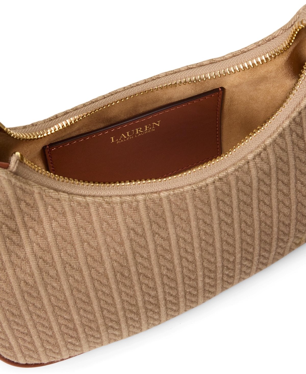 Lauren Ralph Lauren Small Marcy Zipper Shoulder Handbag