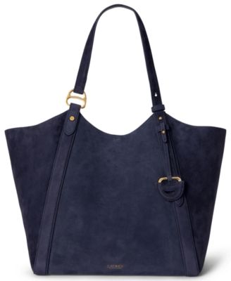 Tasha Extra-Large Suede Tote Handbag